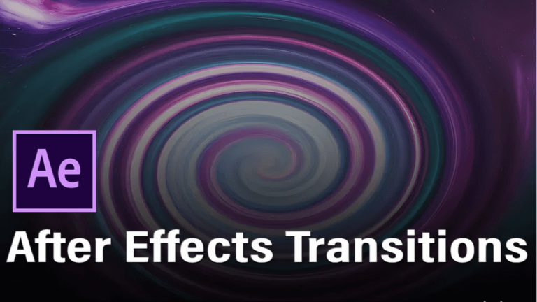 How to Add Transitions in After Effects?