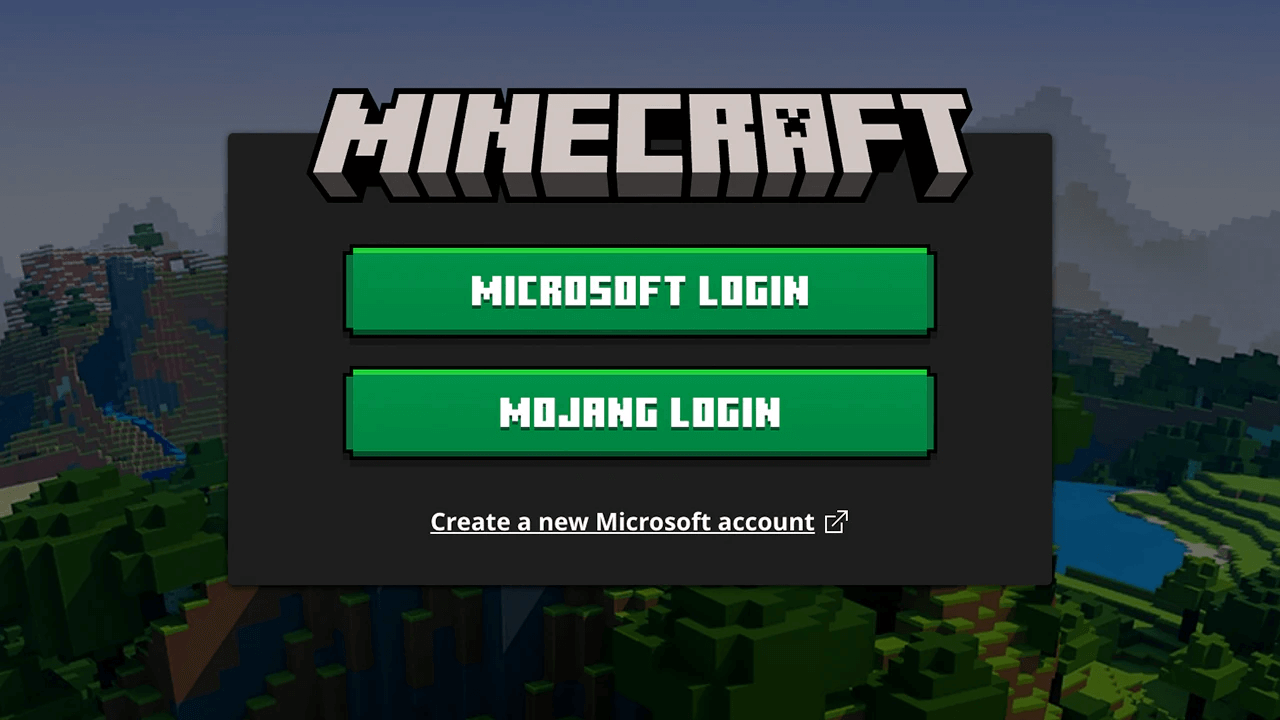 Log in to Your Minecraft Account