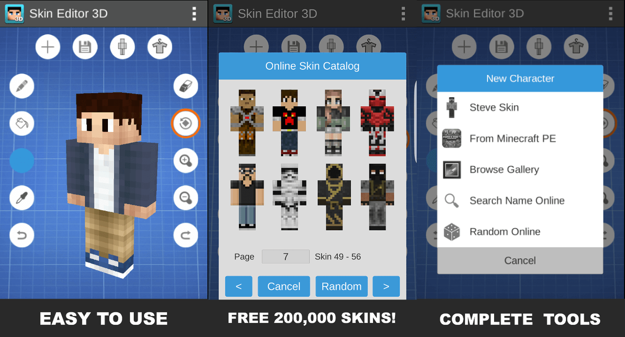 Skin Editor 3D for Minecraft