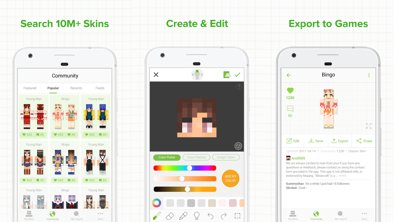 Skinseed Minecraft Skin Editor